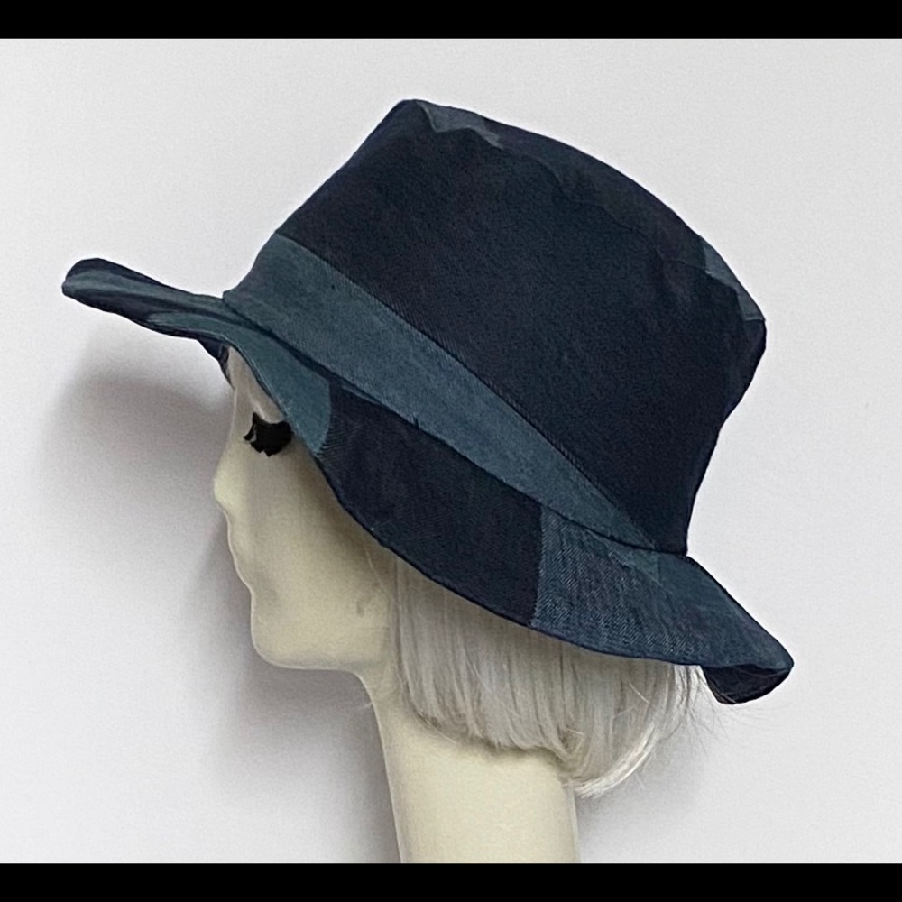 Upcycled patchwork bucket hat - Picture 5 of 11